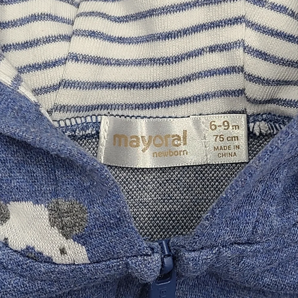 Mayoral baby boy puppy outfit size 6-9 months
